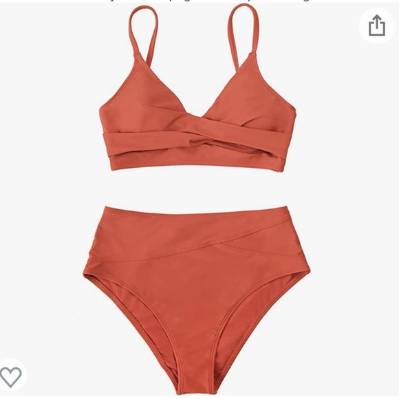 Women’s Cupshe orange bikini XXL - Picture 4 of 5